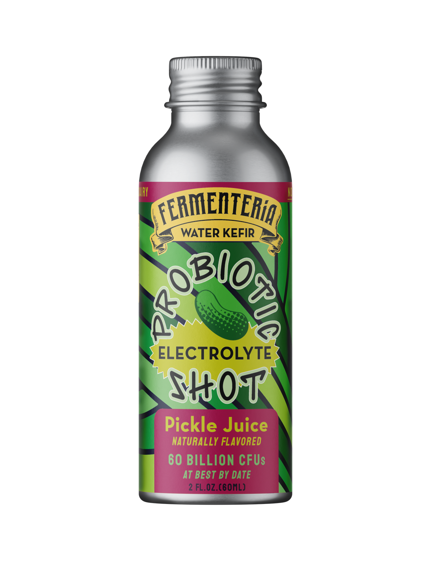 Probiotic Electrolyte Wellness Shot - Pickle Juice (6 Pack)